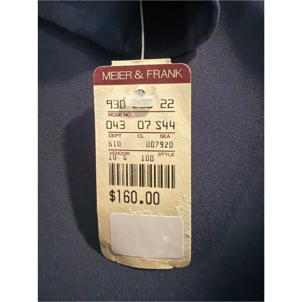 NWT Valerie Stevens Skirt Suit Size 16 Navy Blue 2-Piece Set Blazer & Skirt